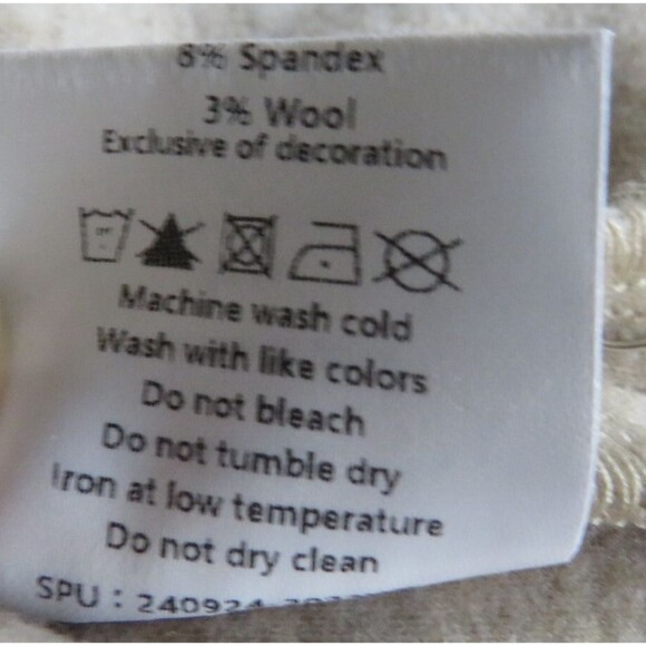 OGL FuzzLuxe Wool Blend Soft Cozy Heavyweight Turtleneck Top Size Large - Picture 4 of 12